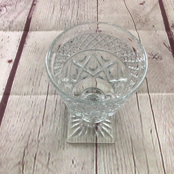 Vintage Imperial Glass Cape Cod Pattern Clear Pedestal Goblet - Picture 6 of 6